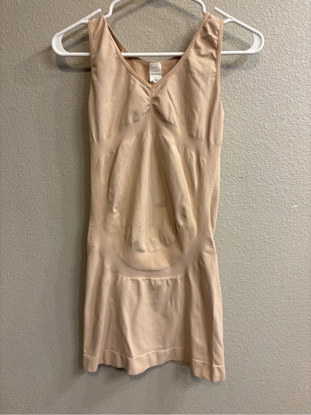 Franato Nude Seamless Shapewear Slip Dress Size M